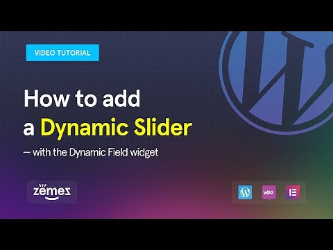 How to add a dynamic slider with the Dynamic Field widget