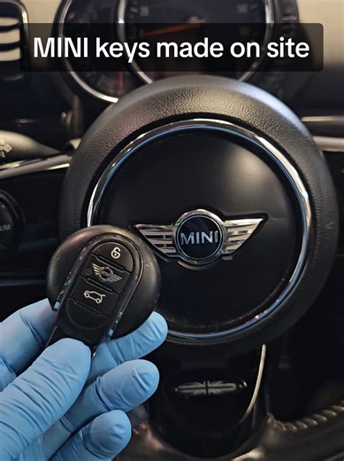 Make a spare before you lose it 🔑 Spare MINI key made on site — fully tested, remote & start working. 📍 Mobile auto locksmith in Leicester & Leicestershire 🚗 Spare keys • Lost keys • Programming 📩 DM for a quote #minikey #minicooper #miniclubman #sparecarkey #carkeyreplacement
