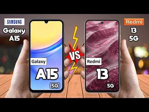 Samsung Galaxy A15 5G Vs Redmi 13 5G - Full Comparison 🔥 Techvs