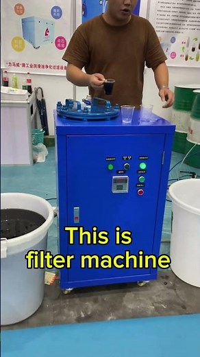 Waste oil filter machine #cncmachine #machining #factory #mouldprocessing #wasteoil #filter