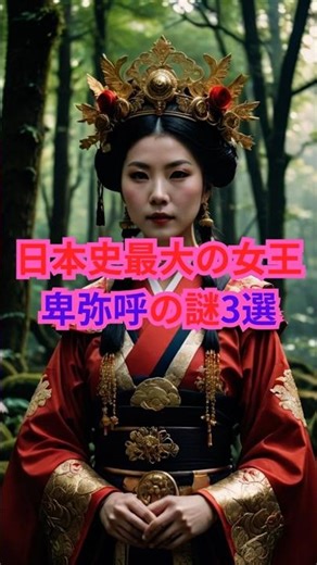 日本史最大の女王 卑弥呼の謎3選#Shorts #歴史 #歴史解説