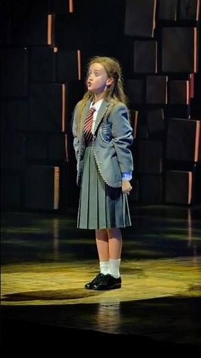Olivia’s first show as Matilda - the crowd loved her 💙