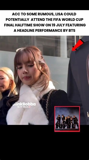 Lisa at Fifa final show 🔥#lisa # #blackpink #fypシ