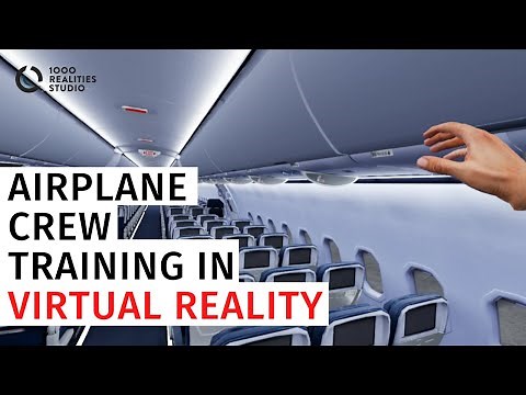 Airplane Cabin Crew VR Training | 1000 realities studio
