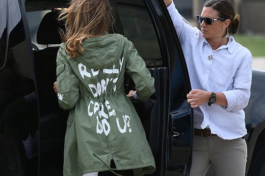 The Real Story Behind Melania’s “I Really Don’t Care” Jacket Is Truly Funnier Than Anyone Knew