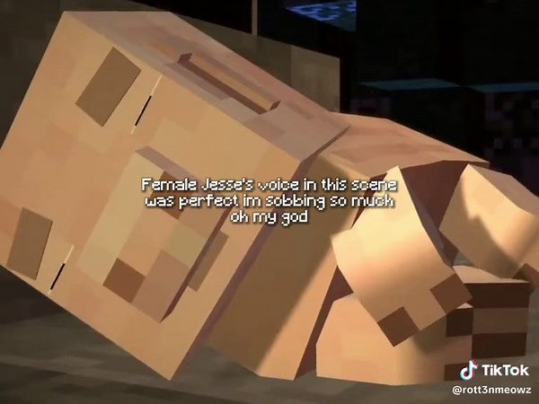 ★ #MCSM ★ ; — she sounded so emotional here it made me sob so much — ☆ #sillymeowu , #mcsm #mcsmfandom #minecraftstorymode #minecraftstorymodefandom #jessemcsm #reubenmcsm #fy #fyp #fypp #foryoupage #fyppppppppppppppppppppppp