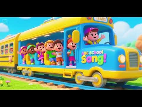 🚂🔤 ABC School Train Song! – Learn the Alphabet with Fun Nursery Rhymes 🎶
