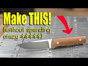 Knife Making for Normal Mortals! - Make A Simple Drop Point Hunter