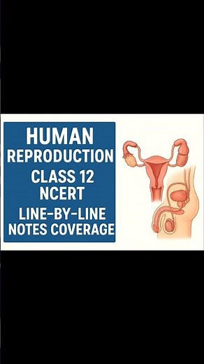 Human reproduction # class 12 # ncert line by line notes coverage ..boards and neet