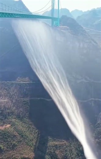 🌊 Fallin’ for Huajiang Canyon, The World’s Highest Bridge Just Dropped 😮🌉▏hi@tibet4fun com