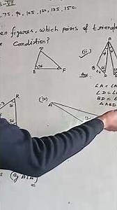 #mathclass VII congruent triangle #maths #viral