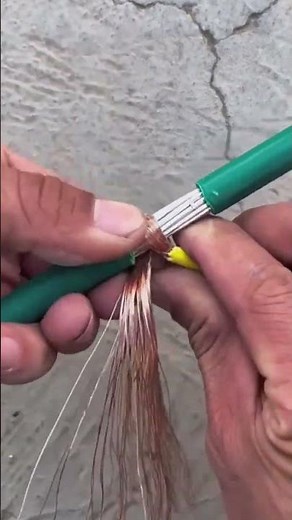 Copper wire joint connection process
