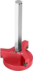 1-1/2 Inch PVC Pipe Reamer Kit with 3 Square Carbide Insert, PVC Fitting Saver, Socket Saver for SCH40, ABS, CPVC Pipe, Fit for Standard 1/2" Drill