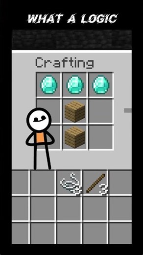What a logic |Minecraft meme