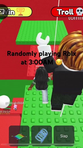 Randomly playing roblox at 3AM 😔 #roblox #obbyroblox