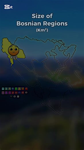 Exploring the Size of the Bosnian Region: A Detailed Map