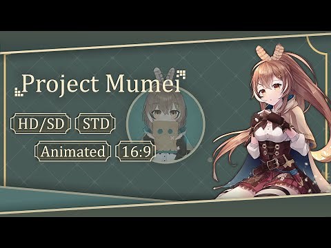 Nanashi Mumei themed osu skin showcase