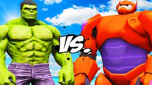 THE HULK vs BAYMAX - Big Hero 6 #TheHulk #Baymax #BigHero6 | Kjragaming
