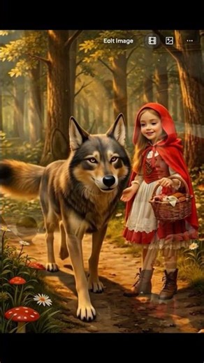 Red Hat Fairy Tale 🧣🐺 | Girl, Wolf & Grandma