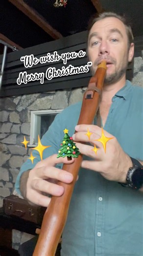 “We wish you a Merry Christmas” on Native American style flute ✨