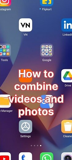 How to combine videos and photos together #mobile #tech #technology #trendingshorts #trending 🙏🙏👍👍❤️