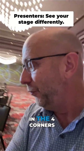 Stage Secrets: How Presenters See What Audience Sees #shorts