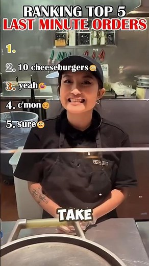 Ranking TOP 5 Funniest Last Minute Orders (Part 2)