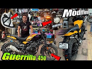 royal enfield guerrilla 450 exhaust modified | guerrilla 450 modified | skd bike world