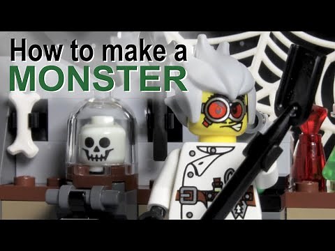 How to make a monster - a LEGO ® Monster Fighters stopmotion