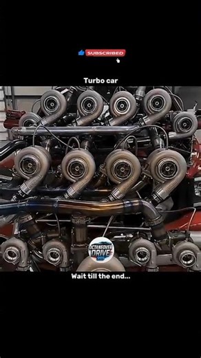 "Car with Multiple Turbochargers 🔥 | Insane Turbo Setup Explained!"#shorts