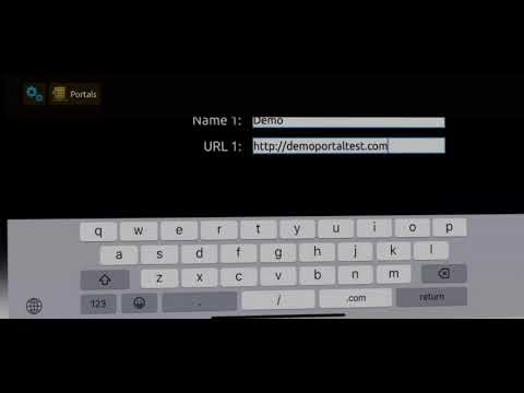 how to change portal url on smart stb, how to add portal url on smart stb