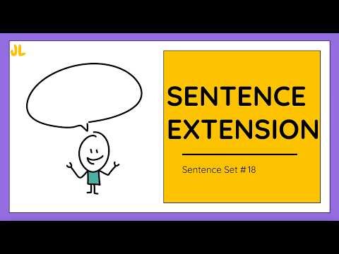Sentence Extension Set 18 | Sentence Builder