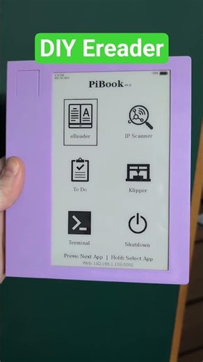DIY eReader called PiBook