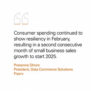 1.8K views | Small businesses tell the story of the economy. See what February’s data reveals: https://fisv.co/3Xw7zSz Check out the latest Fiserv Small Business Index to explore the cities, states and industries that are changing most. | Fiserv | Facebook