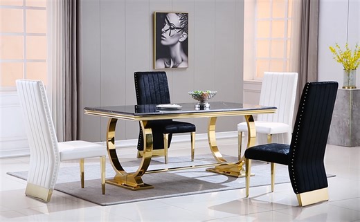 Watch Gold Dining Table on Amazon Live