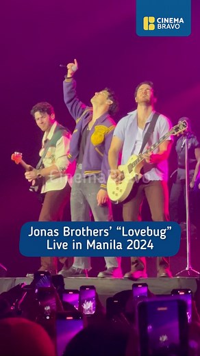 Jonas Brothers Live Performance of Lovebug in Manila 2024