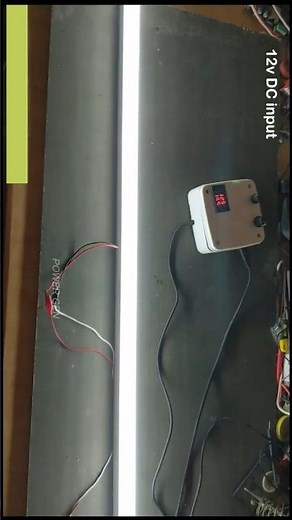 12V 20W DC LED Tube Light Review: The Ultimate Solar Lighting Solution ⚡#power_gen #solar #shorts