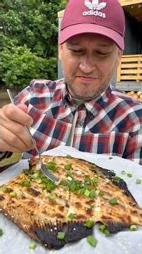 Flat food, just like my jokes!) Or how to surprise everyone and grill fish over coals🔥🔥🔥