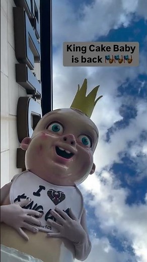King Cake Baby is back! #pelicans #nba #kingcakebaby