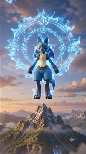 LUCARIO ABSORBED TOO MUCH AURA ⚡🔵 #pokemon #3danimation #gaming