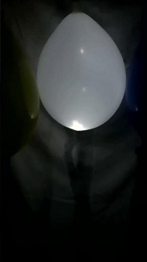 Pump to Pop 12 Inch LED Balloon White With Light #balloonpop #balloon #balloons