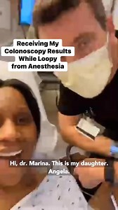 48K views · 538 reactions | Receiving my colonoscopy results while loopy from anesthesia #colonoscopy #ColonCancerAwareness #coloncancer #coloncancerscreening | Dr. Jen Caudle | Facebook