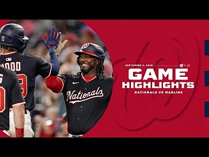 Marlins vs. Nationals Game Highlights (9/2/25) | MLB Highlights