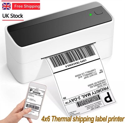 Shipping Label Printer Bluetooth USB for 4X6 Label Royal Mail Evri DPD GLS LOT  | eBay UK