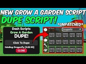 [NEW UPDATE] Grow A Garden (GAG) Dupe script |limited Raccoons,Red Fox & Dragonflies?! (OP!)" |