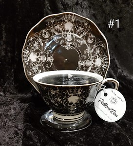 Poison Tea Cup Candles, Gothic Tea Cup Candles - Etsy