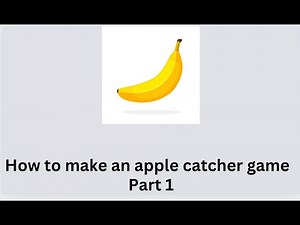 How to make an Apple catcher gam on Mblock part1