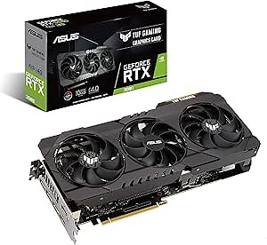 GIGABYTE ASUS TUF Gaming NVIDIA GeForce RTX 3080 Graphics Card (PCIe 4.0, 10GB GDDR6X, HDMI 2.1, DisplayPort 1.4a, Dual Ball Fan Bearings, Military-Grade Certification, GPU Tweak II)