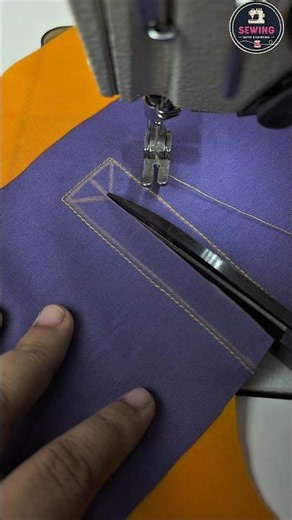 ✅️Simple Technique for Sewing a Neckline Placket #shorts #shortsfeed #trending #fashion