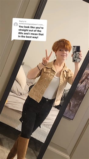 Replying to @zumbamomgoodyear I've been called a mushroom too many times #hairtok #fitcheck